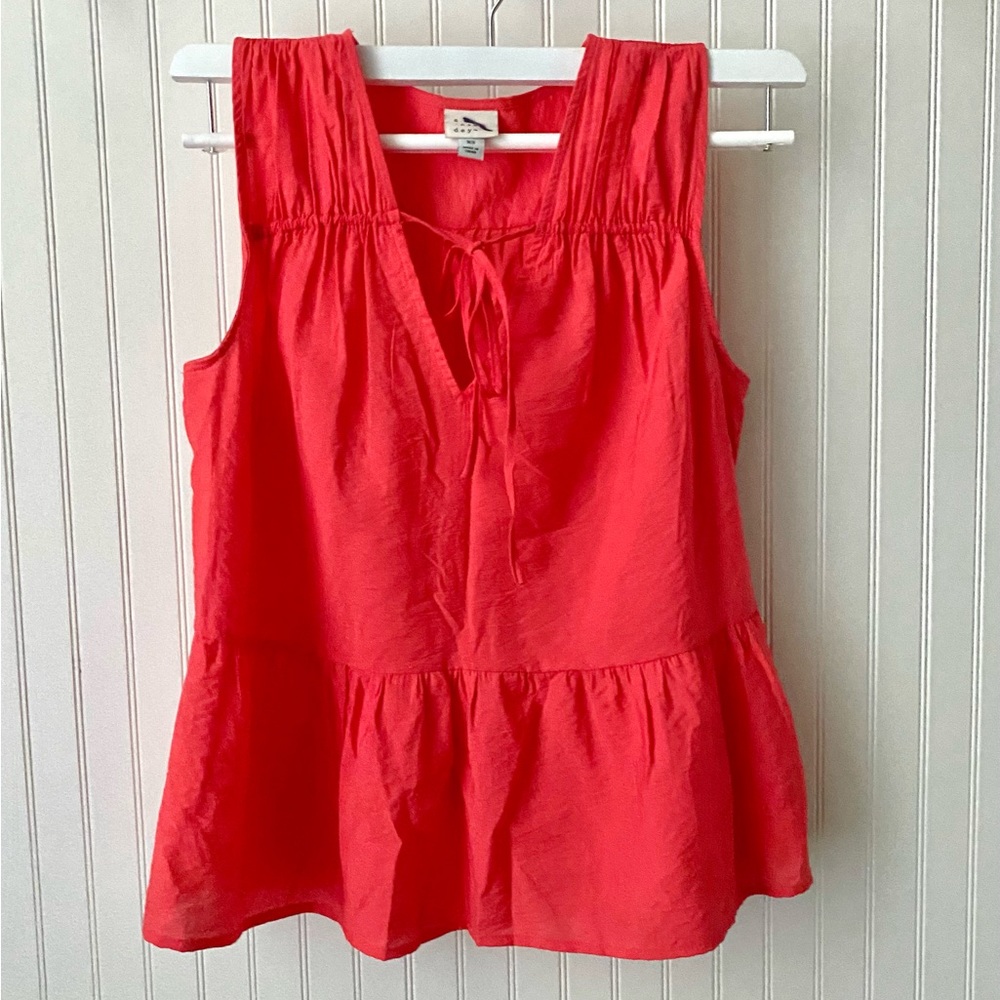 NWOT A New Day / Target XS Flowy Blouse Top in Salmon Coral